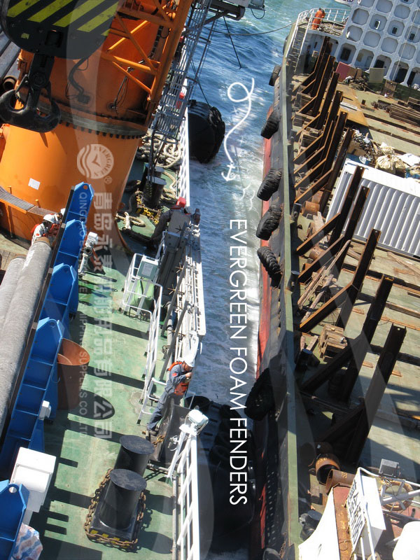 Evergreen 3365 Foam Filled Marine Fenders for CNOOC