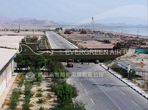 Long Distance 500m Moving and Launching by Evergreen Ship Airbags