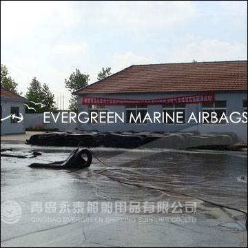 Hydraulic burst test of ship launching Marine Airbags