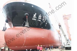 DWT 20800 cargo ship “Dong Hong Hang 3” was launched with Evergreen airbags