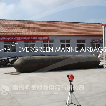 Hydraulic burst test of ship launching Marine Airbags