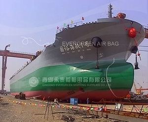 Ship launching ‘Guoyu Haibo No.1’ by Marine Rubber Airbags