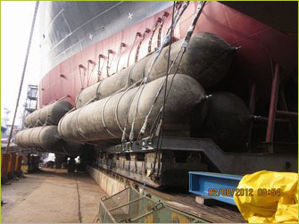 Marine airbags for salvage、buoyancy and refloatation projetct