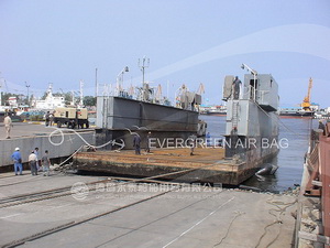 Landing Floating Dock using Evergreen Marine Airbags