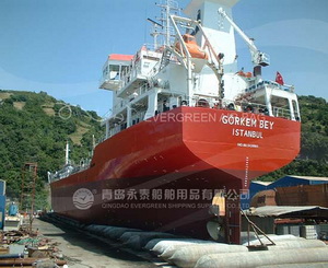 Chemical Tanker Launching with Evergreen Airbags in Turkey