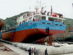 Chemical Tanker Ship Launching with Evergreen Marine Airbag in Turkey 2 Chemical Tanker Ship Launching with Evergreen Marine Airbag in Turkey