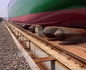 Ship launching ‘Guoyu Haibo No.1’ by Marine Rubber Airbags