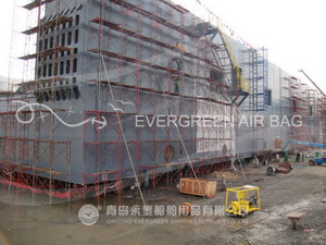 Launching Floating Dry Docks by Airbags in Vietnam