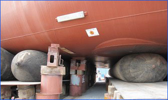 General introduction of Ship launching and hauling with marine airbags