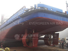 AHTS ‘Dongfangxing’ ship launched with Evergreen Airbags