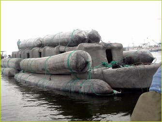 Marine airbags for salvage、buoyancy and refloatation projetct 2 Marine airbags for salvage、buoyancy and refloatation projetct
